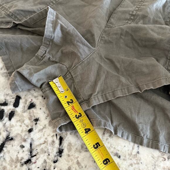 Pistola Olive Green Maia Linen Utility Shorts Drawstring XXL P4847JTF-SAG - Picture 9 of 13